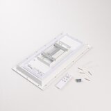  LED RGBW prigušiva panel za površinsku montažu LED/22W/230V 2700-6500K 29,5x59,5 cm + daljinski upravljač | Eponuda.com