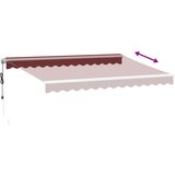 Tenda na automatsko uvlačenje bordo 350x250 cm | Eponuda.com