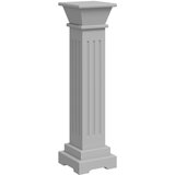  Klasični četvrtasti stalak za biljke sivi 17 x 17 x 66 cm MDF | Eponuda.com