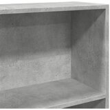  Regal za knjige boja betona 80x24x143 cm konstruirano drvo | shoptok.hr