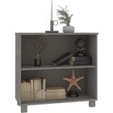  Komoda HAMAR svetlo siva 85x35x80 cm trdna borovina, (20656468) | Shoptok.si