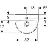 Geberit LAVABO ZIDNI SELNOVA 360X290 GEBERIT 500.320.01.7 | ePonuda.com