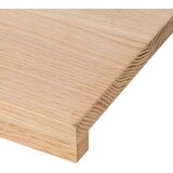  Okenske police 2 kosa neobdelana 140x40x2 cm trdna hrastovina | Shoptok.si