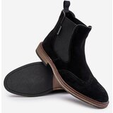 Big Star Suede Men's Ankle Boots Chelsea Big Star Black cijene