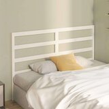  Uzglavlje za krevet bijelo 166 x 4 x 100 cm od masivne borovine | shoptok.hr