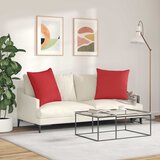  Jastučići za sofu 2 pcs Crvena 60 x 60 cm tkanina | shoptok.hr