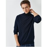 Koton Knitwear Turtleneck Sweater Long Sleeve Check | shoptok.hr
