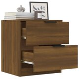  Noćni ormarići 2 kom boja smeđeg hrasta konstruirano drvo | shoptok.hr