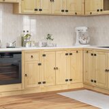  Cabinet s policom Med 60 x 46 x 81 5 cm Čvrsto borovo drvo | shoptok.hr