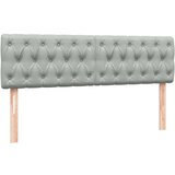 vidaXL Krevet s oprugama i madracem svjetlosivi 160x210 cm baršunasti | shoptok.hr