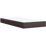  Krevet s oprugama i madracem tamnosmeđi 80x200 cm od tkanine | shoptok.hr