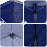  Zložljivi šotor za zabave 575 x 288 x 245 cm Modra, (5000248746) | Shoptok.si