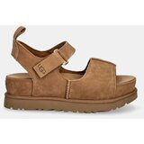 Ugg Sandali & Odprti čevlji Sandales Classic Ultra Mini daim souple Kostanjeva | Shoptok.si