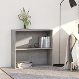 Furnova Knjižna omara 2-nadstropna betonsko siva 80x30x76,5 cm, (21932573) Cene