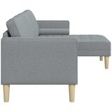  Set sofe s jastukom Svijetlo siva Poliester | shoptok.hr