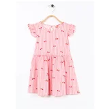Koton Plain Pink Baby Standard Dress 3smg80014ak