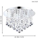 Eglo almonte spot/4, led, g9, 4x3w, 4x360lm, ip44, hrom/kristali Z6DX3MQ | ePonuda.com