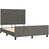  Okvir kreveta bez madraca tamnosivi 140 x 200 cm baršunasti | shoptok.hr