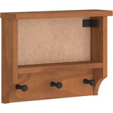 vidaXL Stenski obešalnik za plašče "SANDNES" 45x12x35 cm les borovega | Shoptok.si