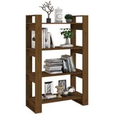 vidaXL Ormarić za knjige / pregrada boja meda 80 x 35 x 125 cm drveni | shoptok.hr