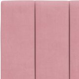  Krevet s madracem Hanko ružičasti 140x190 cm baršunasti | shoptok.hr