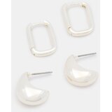 Sinsay Naušnice različitih oblika 2 pack | shoptok.hr