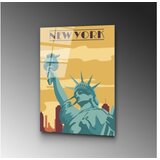 WALLXPERT dekorativna slika od kaljenog stkala, new york (UV1027) 30 x 45cm | ePonuda.com