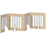  Vrata za pse s postoljem 4 pcs Hrast sonoma 60 x 60 cm | shoptok.hr