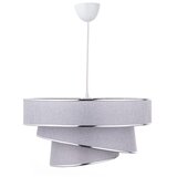 Opviq lights Siva/u srebrnoj boji viseća svjetiljka s tekstilnim sjenilom ø 40 cm Couper – | shoptok.hr