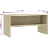 TV ormarić boja hrasta sonome 80 x 40 x 40 cm konstruirano drvo | shoptok.hr