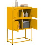  Komoda boja senfa 68,5 x 38,5 x 107 cm čelična | shoptok.hr