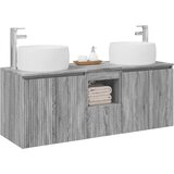  Set ormarića za kupaonicu 3 kom. Siva Sonoma 49,5 x 44,5 x 66 cm | Shoptok.si