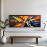 WALLXPERT FAH132-120 Multicolor Decorative Framed MDF Painting | Eponuda.com