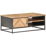  Stolić za kavu 90 x 50 x 35 cm od masivnog bagremovog drva | shoptok.hr