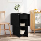  Blagovaonski stol 115 x 70 x 75 cm Konstruirano drvo Crni hrast - Crni hrast | shoptok.hr