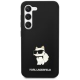 Karl Lagerfeld KLHCS23MSNHBCK za samsung galaxy S23 plus 5G črn silikonska zaščita - iml nft choupette body | Shoptok.si