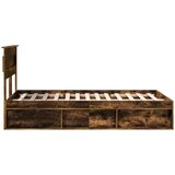  Konstrukcija postelje z vzglavjem Dimljeni oreh 120 x 200 cm, (5000104078) | Shoptok.si