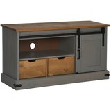 Maison Chic ormarić HALDEN s kliznim vratima sivi 110x40x60 cm puno drvo Cijene