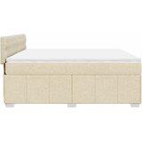  Krevet s oprugama i madracem krem 180x200 cm od tkanine | shoptok.hr