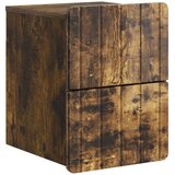  Stenski nočni omarici Dimljen hrast 33 x 34,5 x 43 cm, (5000209553) | Shoptok.si