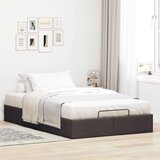 vidaXL Otomanski posteljni okvir brez vzmetnice rjav 120x200 cm blago | Shoptok.si