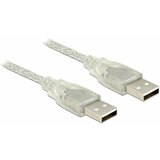 Delock kabel USB A-A 3m dvojno oklopljen transparent 83890, (21028081) | Shoptok.si