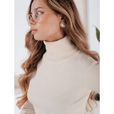 DStreet Damski sweter z golfem VANORIA kremowy | shoptok.hr