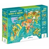  Magnetna mapa sveta sa zivotinjama ( 104/200267 ) | Eponuda.com
