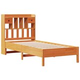 Krevet s regalom za knjige bez madraca 75 x 190 cm od borovine | Eponuda.ba