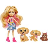  Lutka Gerika Enchantimals s psićima i vjevericom - plava kosa | shoptok.hr
