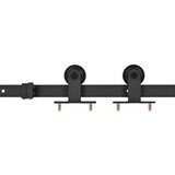  Klizna vrata s priborom 76 x 205 cm od ESG stakla i aluminija | shoptok.hr
