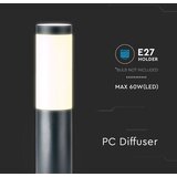  Spoljašnja lampa 1xE27/60W/230V IP44 45cm antracit | Eponuda.com