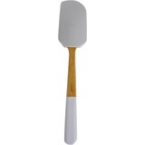 Pebbly Lopatica za testo iz bambusa in silikona, 25 cm - svetlo siva u