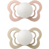 Bibs Couture Glow Silicone Size 2: 6+ months duda Blush / Vanilla 2 kos Cene